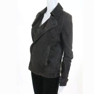 Alexander Wang Kid Suede Deconstructed Jacket